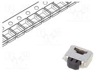 Microswitch TACT; SPST-NO; Pos: 2; 0.05A/12VDC; SMT; none; 1.59N OMRON Electronic Components