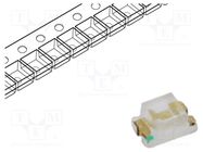 LED; SMD; 0805; green; 720mcd; 2x1.25x1.1mm; 120°; 3.2V; 20mA; 75mW Inolux