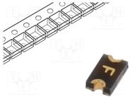 Fuse: PTC polymer; 100mA; Imax: 40A; PCB,SMT; MF-PSHT; 0805; reel BOURNS