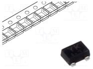 Transistor: P-MOSFET; unipolar; -20V; -0.2A; Idm: -0.8A; 150mW 