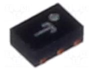 Diode: TVS array; 6V; UQFN6; reel,tape STMicroelectronics