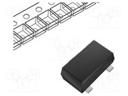 Transistor: P-MOSFET; unipolar; -20V; -0.1A; Idm: -400mA; 0.15W 