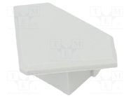 Cap for LED profiles; grey; 45-ALU KLUŚ