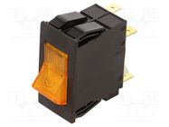 Circuit breaker; Urated: 240VAC; 60VDC; 16A; DPST; Poles: 2; 230V SCHURTER