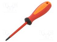 Screwdriver; insulated; Torx®; TX15; Blade length: 80mm; 1kVAC UNIOR