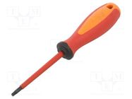 Screwdriver; insulated; Torx®; TX20; Blade length: 80mm; 1kVAC UNIOR