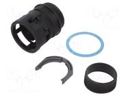Straight terminal connector; Thread: PG,outside; polyamide 6 PMA