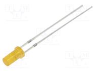 LED; 3mm; orange; 150÷220mcd; 140°; Front: flat; 1.8÷2.6VDC; 78mW OPTOSUPPLY