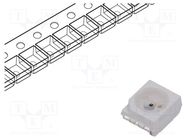 LED; SMD; PLCC2; green; 11.2÷40mcd; 3.2x2.8x1.9mm; 120°; 1.9÷2.4V 