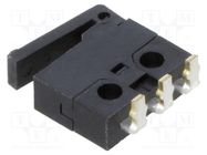 Microswitch SNAP ACTION; 0.5A/30VDC; with lever; SPDT; ON-(ON) DIPTRONICS