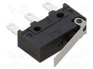 Microswitch SNAP ACTION; 5A/30VDC; with lever; SPDT; ON-(ON) DIPTRONICS