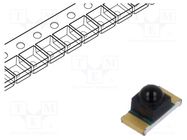 IR transmitter; 850nm; black; 15°; 2.95÷3.35VDC; SMD; 50mA ams OSRAM