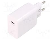 Power supply: switched-mode; mains,plug; 5VDC,; 25W; Plug: EU; 79% Goobay