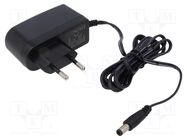 Power supply: switching; mains,plug; 12VDC; 7.2W; Plug: EU; 83.6% Goobay