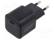 Power supply: switching; mains,plug; 5VDC,; 45W; Plug: EU; 82.3% Goobay