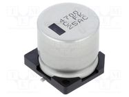 Capacitor: electrolytic; low ESR; SMD; 4700uF; 16VDC; Ø18x16.5mm PANASONIC