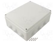 Enclosure: junction box; X: 198mm; Y: 248mm; Z: 95mm; wall mount SCAME