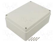 Enclosure: multipurpose; X: 148mm; Y: 198mm; Z: 80mm; SCABOX; grey SCAME