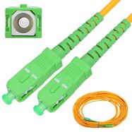 Extralink SC/APC-SC/APC | Patchcord | Single mode, Simplex, 3mm, 10m, EXTRALINK