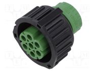 Connector: circular; 1.5mm System; female; plug; for cable; PIN: 7 TE Connectivity