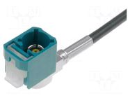 Cable; Fakra socket,wires; 0.25m 4CARMEDIA