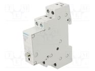 Relay: installation; bistable; NO; Ucoil: 230VAC; 16A SIEMENS