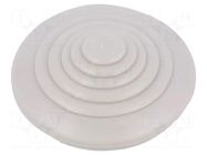 Grommet; grey; 2.5÷3mm; Size: PG21 PAWBOL