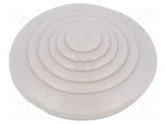 Grommet; grey; 2.5÷3mm; Size: PG21 PAWBOL