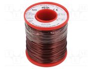 Coil wire; single coated enamelled; 1.2mm; 1kg; -65÷200°C INDEL