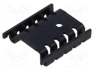 Heatsink: extruded; U; TO220; black; L: 29mm; aluminium; anodized SEIFERT ELECTRONIC