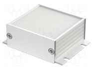 Enclosure: with panel; with fixing lugs; Filotec; X: 55.3mm; IP40 BOPLA