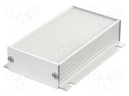 Enclosure: with panel; with fixing lugs; Filotec; X: 55.3mm; IP40 BOPLA