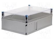 Enclosure: multipurpose; X: 300mm; Y: 450mm; Z: 170mm; polycarbonate HENSEL