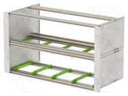 Enclosure: mounting rack; Standard: 19"; 6U; rack; Y: 218mm; Z: 265mm BOPLA