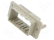 Docking Frame for 4 modules, fixed mount HARTING