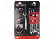 Wrench-set; combination spanner; 12pcs. FACOM