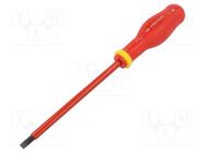 Screwdriver; insulated; slot; 6,5x1,2mm; Blade length: 150mm FACOM