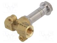 Electromagnetic valve; max.40bar; 2/2 NC monostable; brass; FKM PNEUMAT