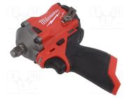 Impact wrench; 0÷1200rpm,0÷1800rpm,0÷2700rpm; 85÷339Nm; FUEL™ Milwaukee