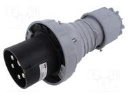 Connector: AC supply 3-phase; plug; male; 125A; 500VAC; IEC 60309 PCE