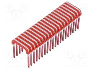 Staples; Width: 19mm; L: 25mm; 600pcs; for installation cables Milwaukee