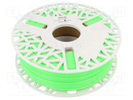 Filament: PLA High Speed; 1.75mm; green; 180÷240°C; 1kg ROSA 3D