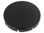 Actuator lens; RONTRON-R-JUWEL; black; Ø19.7mm SCHLEGEL