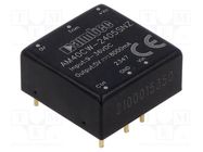 Converter: DC/DC; 40W; Uin: 9÷36V; Uout: 5VDC; Iout: 8A; 1"x1" AIMTEC