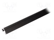 Profiles for LED modules; black; L: 1m; 45-ALU; aluminium; angular KLUŚ