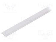 Cover for LED profiles; white; 1m; HS-11; push-in KLUŚ