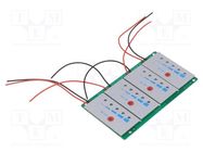 Battery fuel gauge; 14.8V; battery packs; Leads: cables BesTECH Power