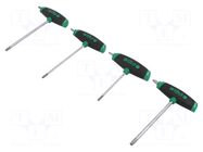 Wrench: Torx®-set; TX10,TX15,TX20,TX25,TX30,TX40; 6pcs. WIHA