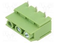 PCB terminal block; straight; 7.5mm; ways: 3; on PCBs; terminal XINYA