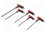 Wrenches set; Torx®; TX10,TX15,TX20,TX25,TX30; Kind of handle: L FACOM